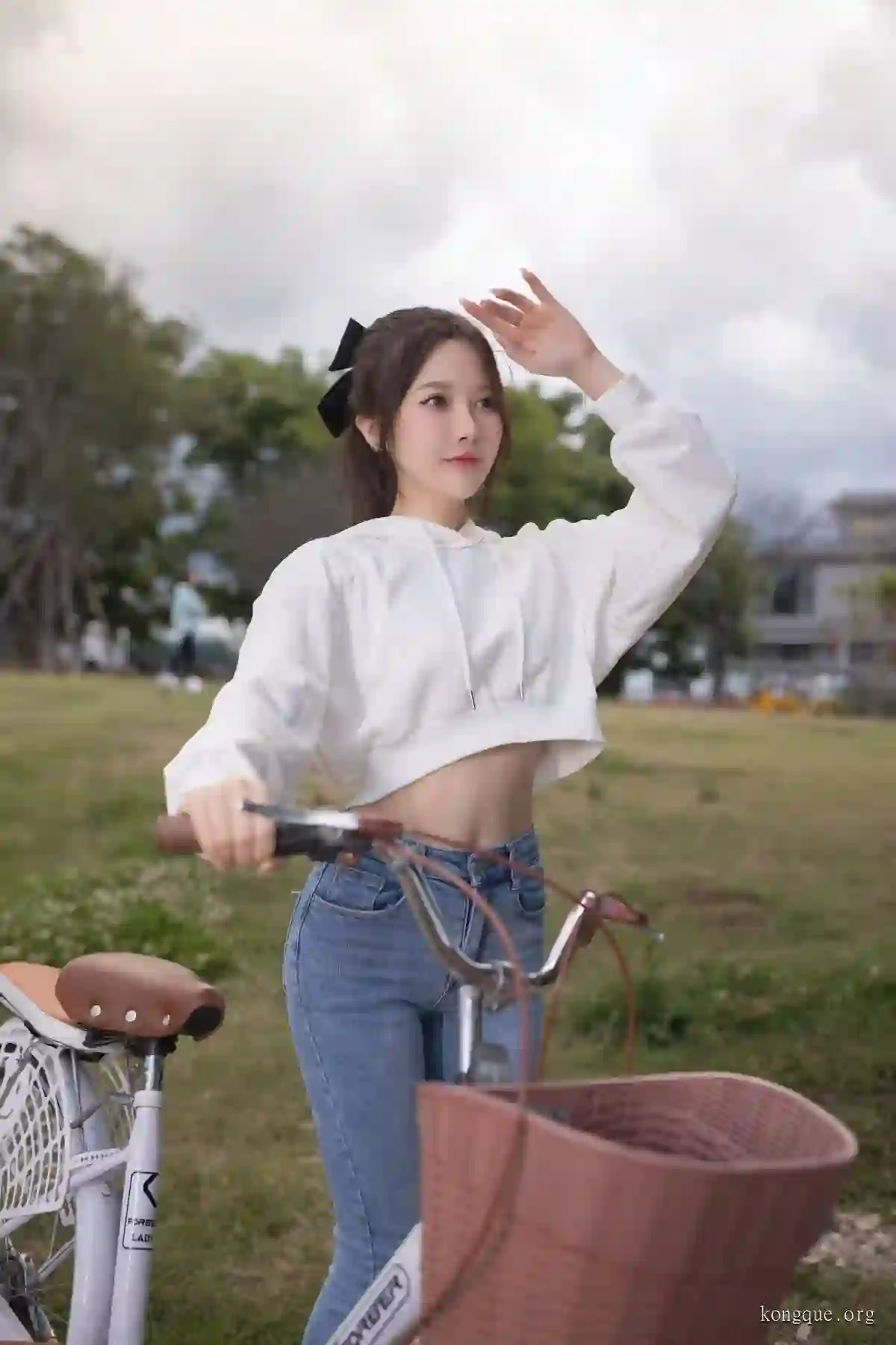 I021 23001.鱼子酱Fish – 内购私拍 NO.013 牛仔情趣真空 [120P-705MB] - 孔